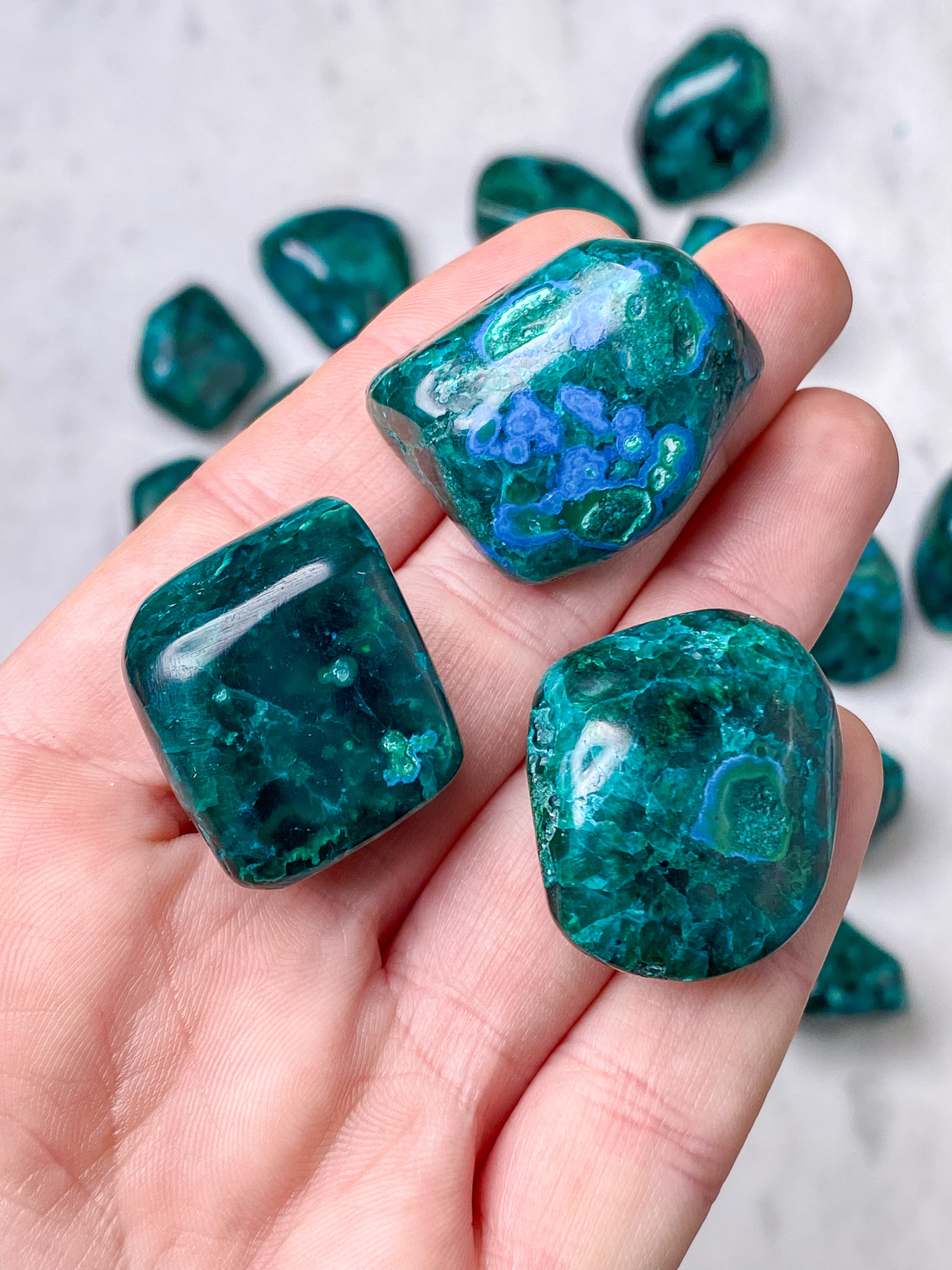 Orange kalcitpumpa med band