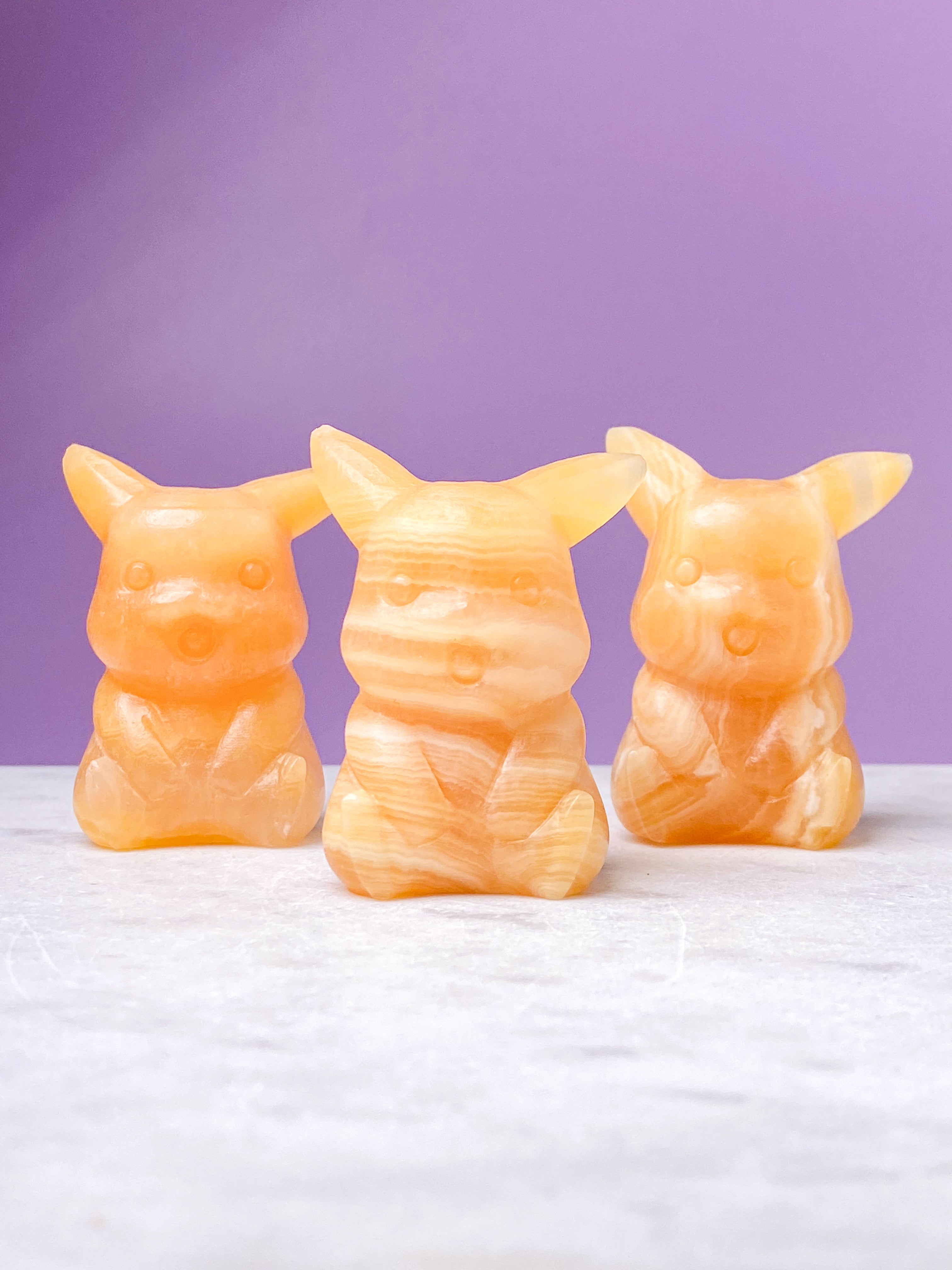 Orange kalcitpumpa med band