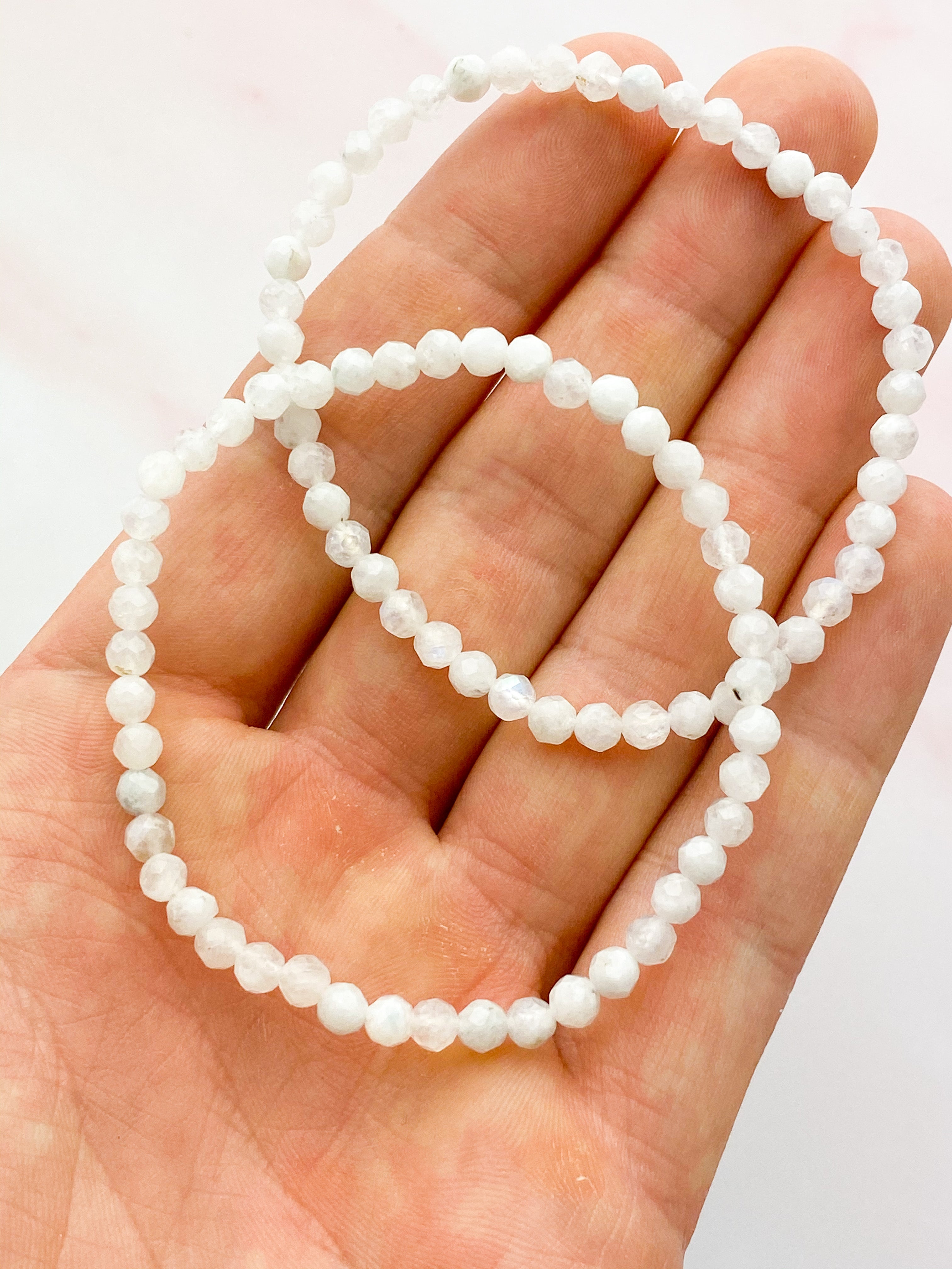 Rainbow Moonstone Armband (FACET)