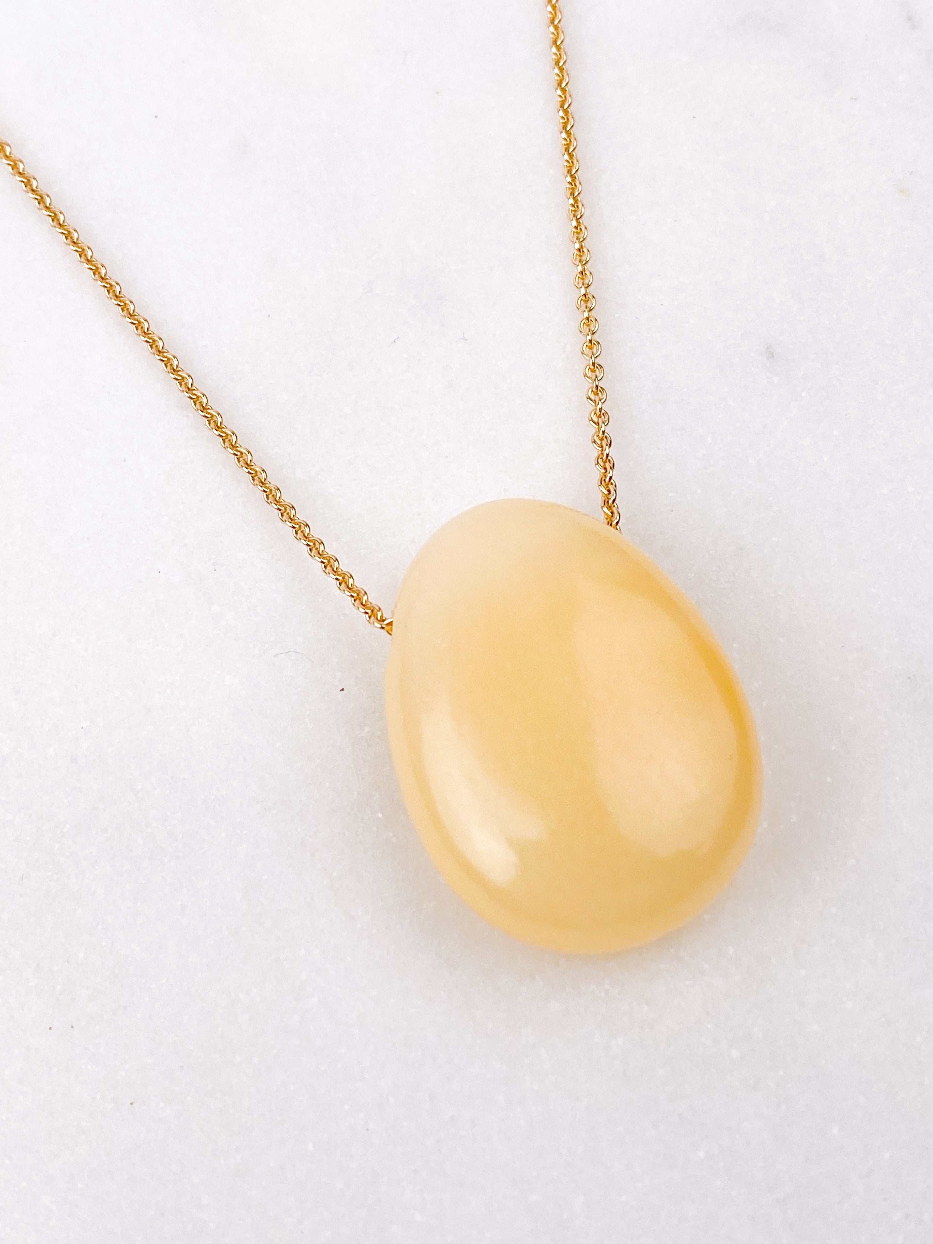 Amethyst droppe halsband