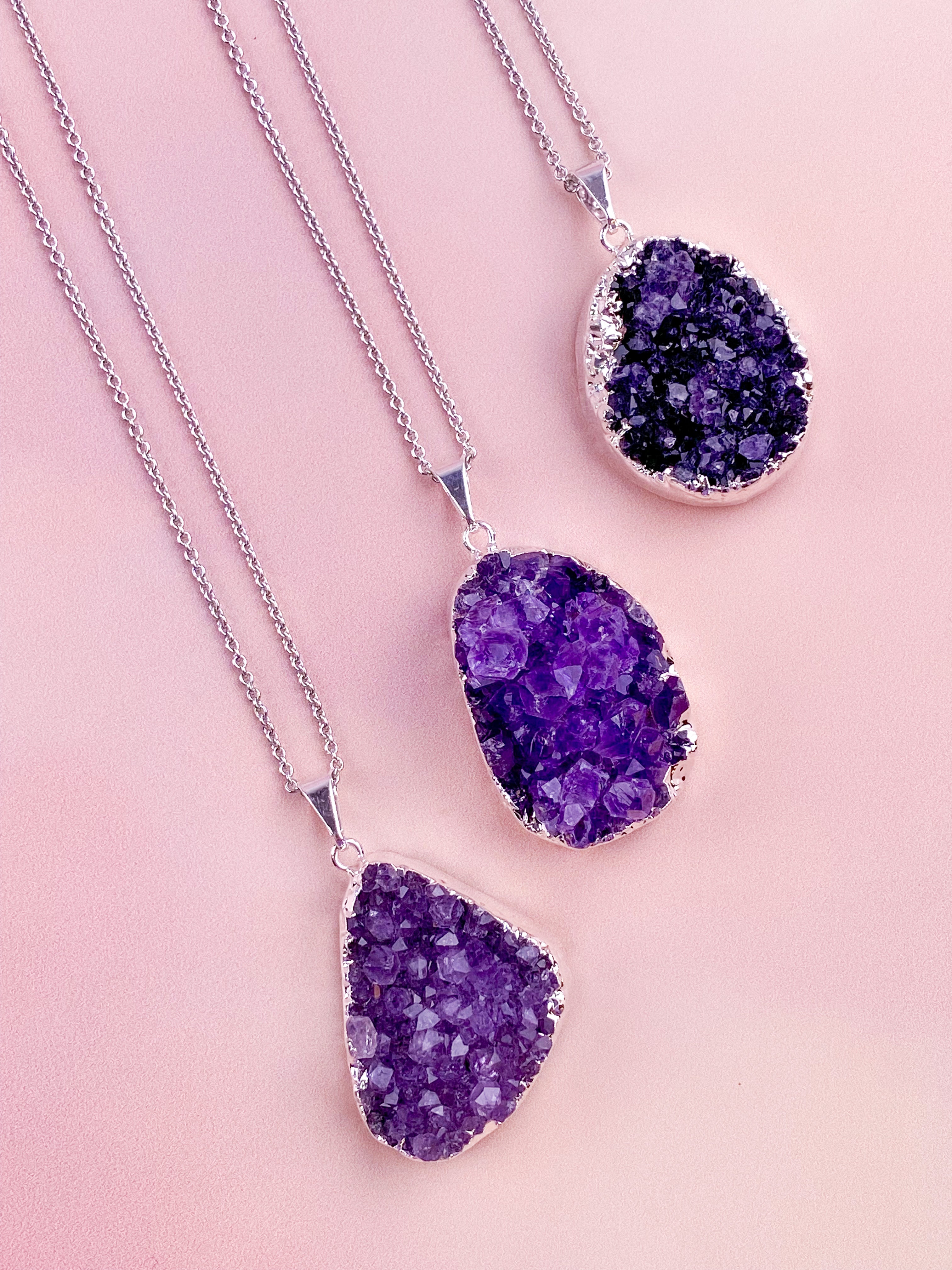 Amethyst Pendant (Silver)