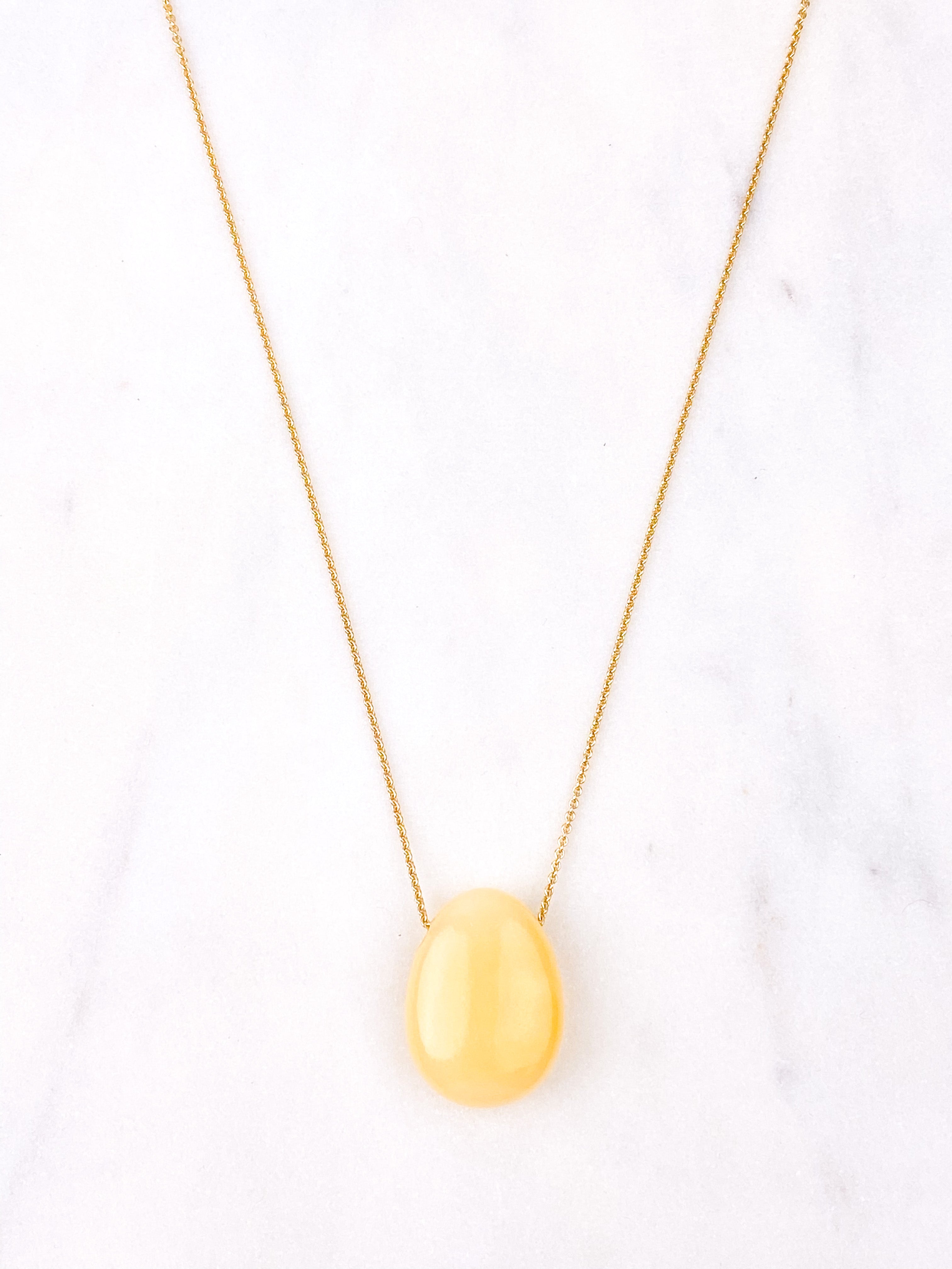 Amethyst droppe halsband